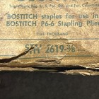 Vintage Bostitch Sth 2619 3 8    High Crown Staples P6-6 Plier 5000 Usa
