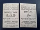 Chess   Capablanca 1928 Manoli   Jasmatzi     Cigarette Cards rare    