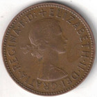1963 Great Britain Circulated Half Penny Elizabeth Ii   The Golden Hind Coin 