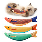 3x Cat Toy Saury Fish  Catnip Crinkle Sound  Soft  Interactive Cat Kicker Toys
