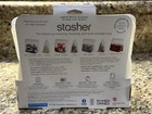 Stasher Silicone Food Grade Reusable Storage Bag - Clear  stand-up Mid  - 56 Oz
