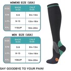 Compression Socks 20-30 Mmhg Medical Nursing Stockings Best For Flight Travel