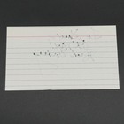 Dick Enberg Signed 3x5 Index Card - Sportscaster - Ttm Authentic Autograph