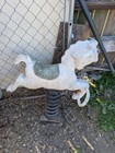 Vintage 1950s Horse Playground Spring Ride Toy By Mexico Forge Inc  Pa  Usa    