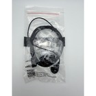 Retevis Walkie Talkie Headset 2 Pin K-plug Acoustic Tube Earpiece Ptt Mic Black