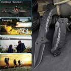 7 8  Spring Open Assisted Tactical Folding Pocket Knife Edc Blade Tactical Knife