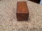 Antique Singer Sewing Machine Oak Puzzle Box With Attachments