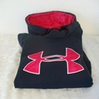 Under Armour Girl s Gray pink Sweatshirt Hoodie Large