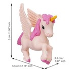 2mini Unicorn Horse Statues Figurines Showpiece Polyresin Pink Purple White Gift
