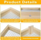 10 Frame Beehive Candy Board Feeder Beeswax Coated Assembled For Winter