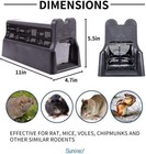 Electronic Mouse Trap Victor Control Rat Killer Pest Electric Rodent Zapper Us