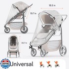 Baby Uma Universal Stroller Rain Cover - 100  Waterproof Peva Str