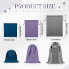 20 Pcs Satin Game Toy Bags With Drawstring Silk Toy Organizer Lightweight Gif   