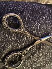 Antique Sterling Silver Embroidery Sewing Scissors Floral Ornate 5 25 