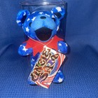 Grateful Dead Ltd Edition Liquid Blue Beanie Bear Case Incl   Uncle Sam