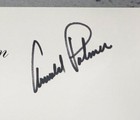 Arnold Palmer Signed Framed 1960 Us Open Driving The Green Litho Psa dna Loa