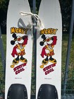 Vintage Cypress Gardens Florida Fl Team Mickey Mouse Disney Wood Training Skis
