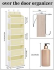 Door Mounted Storage Cabinet  Mesh Pocket Closet  Door Hanging Storage Cabinet