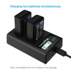 Np-fw50 Dual Battery  Charger For Sony Alpha Ilce-6500 A6500 A6300 A6000 A7r A7