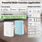 Orgbro Label Maker Machine Tape X1 Portable Bluetooth Mini Label Printer