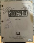 Streets Of Fire Signed Original Script Diane Lane Michael Pare Amy Madigan Jsa