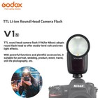 Godox V1 V1n V1s V1c 2 4g Ttl Hss Camera Flash Speedlite Round Head Light Usa