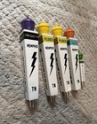 Wiseacre Brewing Co Tap Handle Set Memphis Tn Lightning Bolt Beer Handles