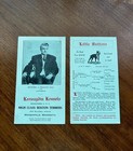 Vtg Boston Terrier Stud Cards Godfrey J Hodges Keewaydin Minneapolis Dog Breeder