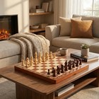15-inch Deluxe Chess Set     Foldable Tournament Board With Storage Box   2 