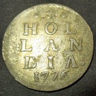 Magic Key Date 1776 Date Of Independence  Colonial New York Silver Lion Dime Hol