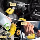 2 Pcs Engine Coolant Reservoir Cap  Overflow Tank Cap Replaces Oem  2pcs