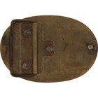 Brass Train Steam Locomotive 999 Railroad Railway Engine 70s Vintage Belt Buckle