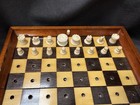 Jaques In Statu Quo Chess Board And Bone Pieces