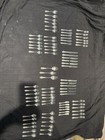 Sterling Silver Set  Wallace Rose Point 81 Pieces   6 Reed   Barton Napkin Rings