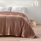King Textured Waffle Coverlet - Casaluna