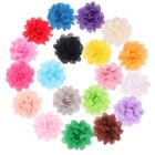 20pc Chiffon Flower Baby Girl Hair Clips Alligator Barrettes Toddler Accessories