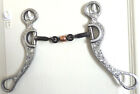 Formay Aluminum Engraved Snaffle W dogbone Bit 177125e western Bit