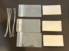 Luggage Tags 3 Ct Id Tag Bag Tag Badge Holder With Loops And Blank Cards 3 Count