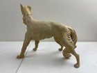 Elegant Dog Ceramic Figurine Russian Wolfhound Borzoi Sculpture Figure Animal