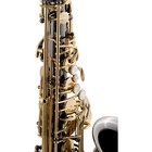 Selmer Alto Saxophone W case r402 Mouthpiece Black Nickel Body Gold Lacquer Keys