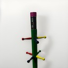 Hobby Lobby Pencil Coat Rack     49in Tall     Bright Multicolor