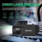 Gmconn Aluminum Green Laser Sight   Flashlight 500 Lumens For Picatinny Rail