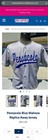 Wilson Pensacola Blue Wahoos Milb Minor League Baseball Jersey Marlins Men s M