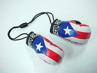 Puerto Rico Country Flag Mini Boxing Gloves To Hang On Car Mirror