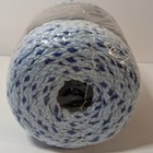 Maxi-cord Braided Macrame  6mm  100 Yards  91 Meters  Light Blue Speckled  New