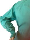 Vintage 1980s Green Cloth Surgical Gown Scrubs Er Greys Anantomy Costume