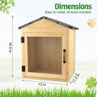 Little Free Library Outdoor Library Box Literature Exchange Box Outdoor Book    