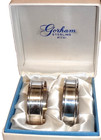 Sets Of 2 Gorham Sterling Napkin Rings  6290 In Orig  Box No Monos Or Engravings