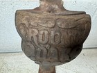 Antique Beckwith Round Oak Parlor Stove D-20 Cast Iron Claw Foot Leg 2 B