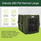 Dakota 283 Canine Rough And Tough Economy Kennel  Pet Crate  Large  Olive